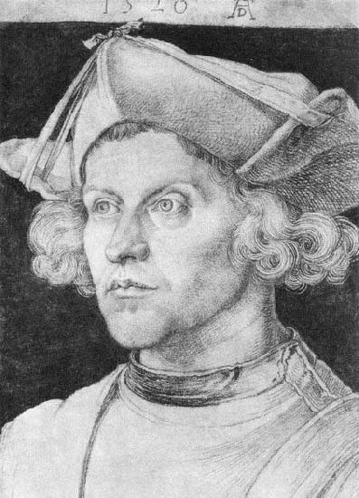 Albrecht Durer Portrait of an Unknown Man oil painting image